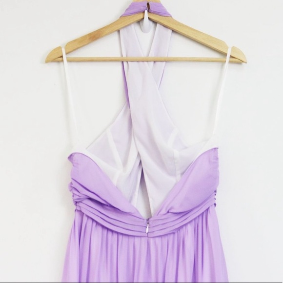 Majorelle Andromeda Ruched Halter Cut Out Gown - Picture 7 of 9